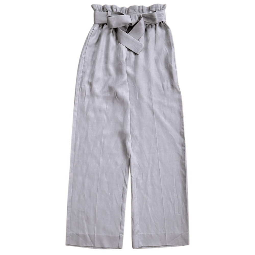 Like New Point Sur J. Crew Paperbag Waost Pants Grey Size